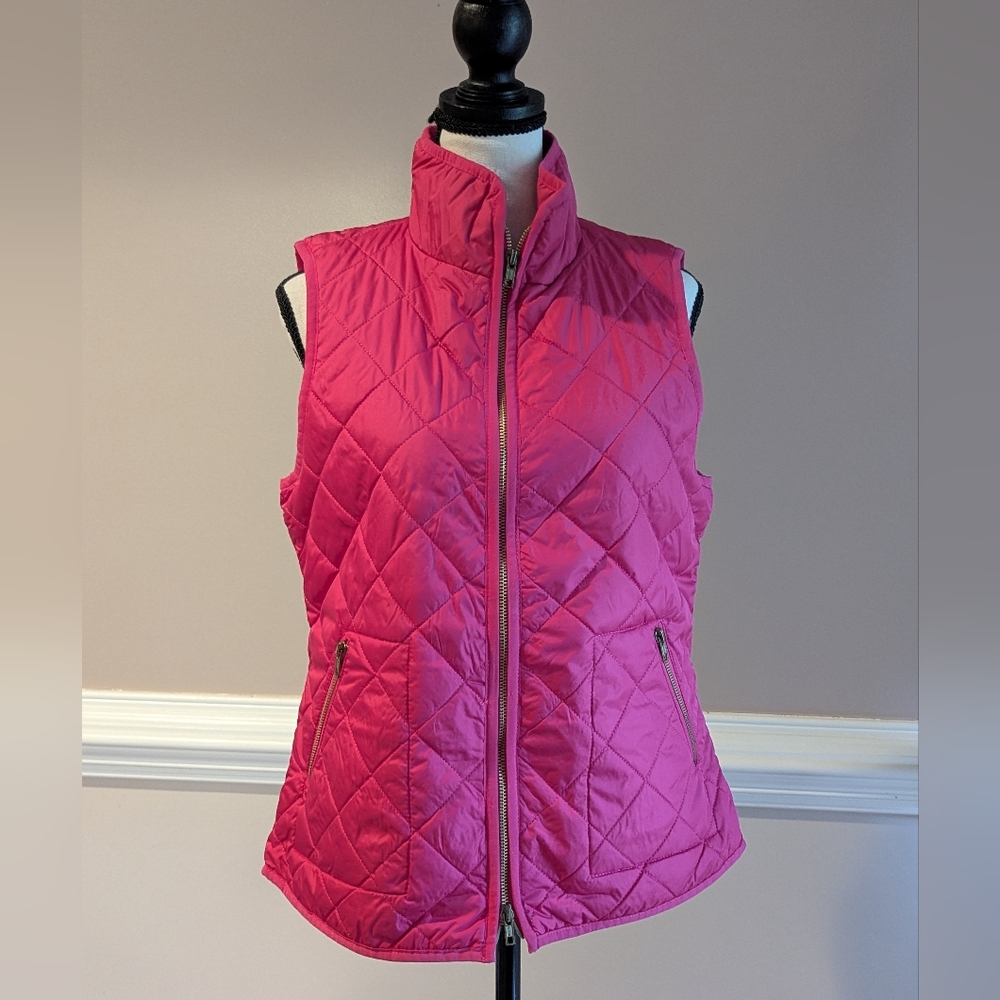 Old Navy Fuchsia Quilted Vest
